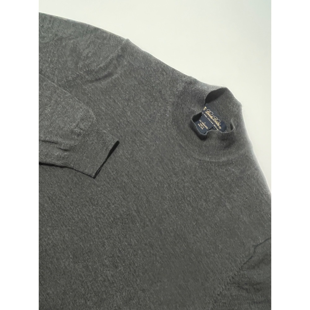 Brooks Brothers Grey Wool  Sweater Long‎ Sleeve